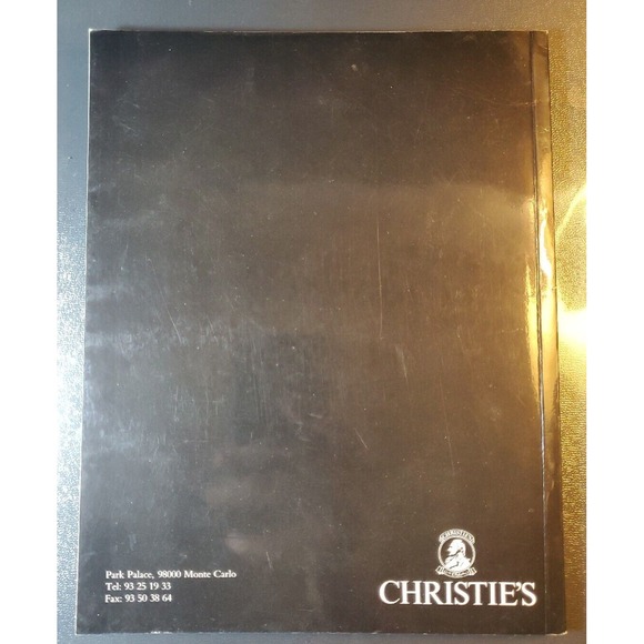 Christie's 1992 Monaco Auction Catalog Furniture Art European Chinese Porcelain - Picture 2 of 3